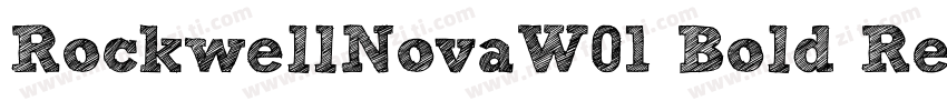 RockwellNovaW01 Bold Regular字体转换